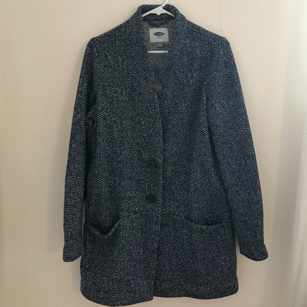 Blue winter coat